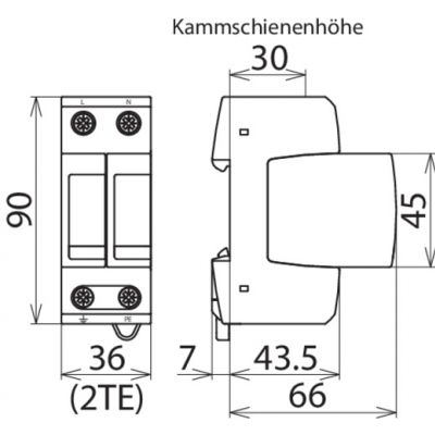 Ogranicznik przepięć DEHNguard H (952181)