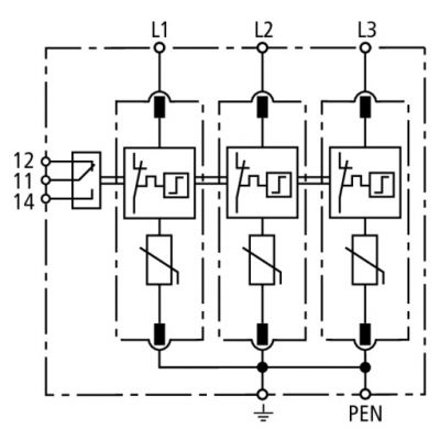 Ogranicznik przepięć DEHNguard M (952307)
