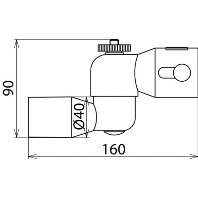 Winkiel nastawny fi 40 mm (785130)
