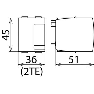 Moduł ochronny do ogranicznika przepięć DEHNrail, 255V, 4-biegun. (953020)
