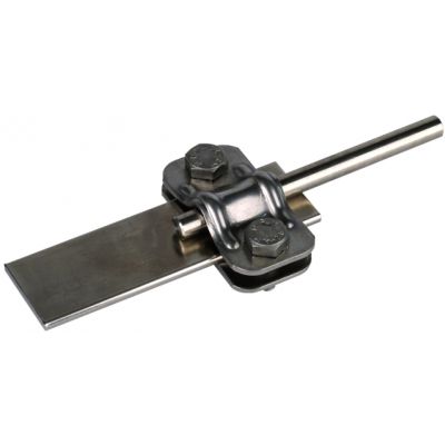 Zacisk probierczy bez przekładki, drut 8-10/płask. 30 mm, stal nierdzewna NIRO (459039)