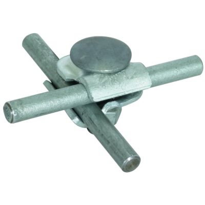 Zacisk uniwersalny mmV do drutu 6-8 mm, St/tZn (390250)