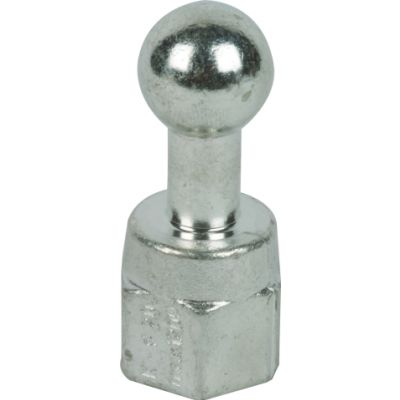 Kulowy punkt mocowania 20 mm, prosty, z gwintem wewnętrznym M10 (754205)