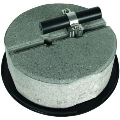 Kompletny wspornik dachowy dla HVI power 27-30 mm, z podstawą betonową 8,5 kg i podkładką (253334)