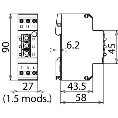 Moduł odbiorczy DEHNsignal E 3 (910631)