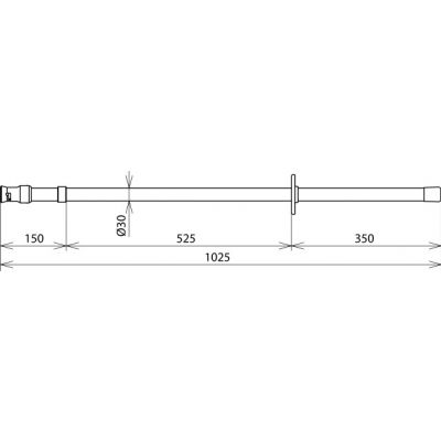 Drążek izolacyjny 36 kV dł. 1028 mm SQ (766311)