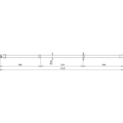 Drążek izolacyjny 36 kV dł. 1528 mm (766315)