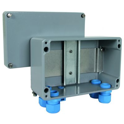 Obudowa aluminiowa, IP 65, 160x100x85 mm, z szyną 35 mm (906058)