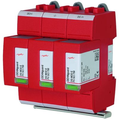 Ogranicznik przepięć DEHNguard ME, wielobiegunowy, do instalacji PV do 1500 V DC (952520)