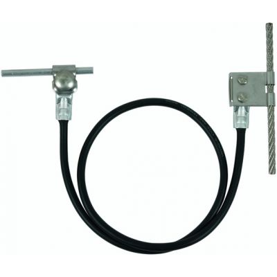 Linka łącząca dł. 1000 mm, 16mm2, Cu/PVC kolor czarny, z zaciskami (365519)