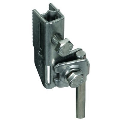 Zacisk do obejmy taśmowej z taśmą 25x0,3 mm, do drutu 10 mm lub 2x drut 6-8 mm lub 4-50 mm2 (540210)