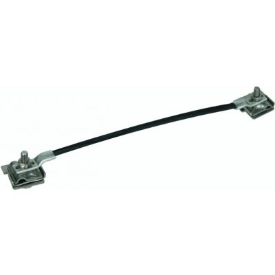 Linka łącząca dł. 400 mm, 16 mm2, Cu/PVC kolor czarny, z 2 zaciskami krawędziowymi 0,7-10 mm, NIRO (365419)