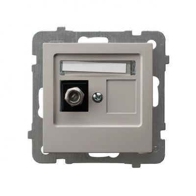 AS Gniazdo antenowe typu F pojedyncze kaszmir GPA-1GF/m/82 OSPEL (GPA-1GF/m/82)