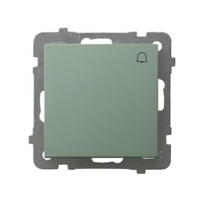AS Przycisk zwierny dzwonek zielony mat ŁP-6G/m/84 OSPEL (ŁP-6G/m/84)