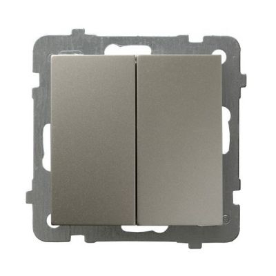 AS Łącznik podwójny świecznikowy  kolor satyna light ŁP-2G/m/45 OSPEL (ŁP-2G/m/45)