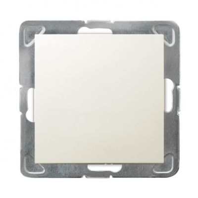 IMPRESJA Przycisk zwierny kolor ecru ŁP-21Y/m/27 OSPEL (ŁP-21Y/m/27)