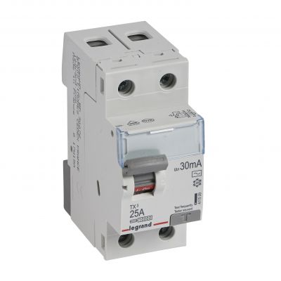 Wyłącznik Różnicowoprądowy 2P 25A 0,03A Typ AC P302 TX3 411509 LEGRAND (411509)