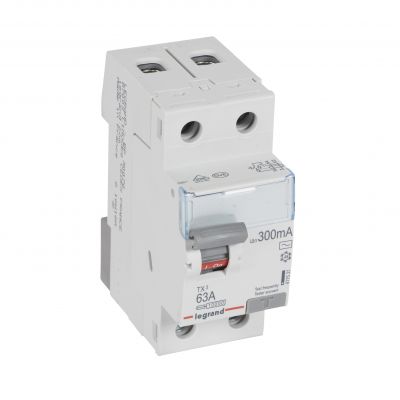 Wyłącznik Różnicowoprądowy P 302 2P 63A 300Ma Typ AC TX3 411531 LEGRAND (411531)