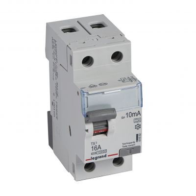Wyłącznik Różnicowoprądowy P 302 2P 16A 10Ma Typa TX3 411552 LEGRAND (411552)