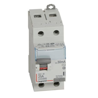 Wyłącznik Różnicowoprądowy P 302 2P 25A 30Ma Typ AC DX3 411504 LEGRAND (411504)