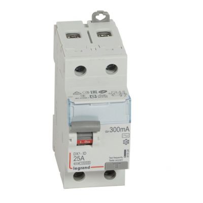 Wyłącznik Różnicowoprądowy P 302 2P 25A 300Ma Typ AC DX3 411524 LEGRAND (411524)