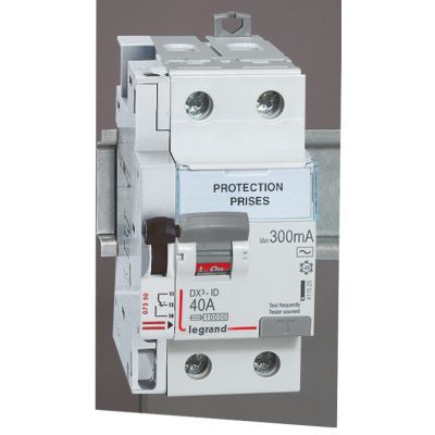 Wyłącznik Różnicowoprądowy P 302 2P 40A 300Ma Typ AC DX3 411525 LEGRAND (411525)