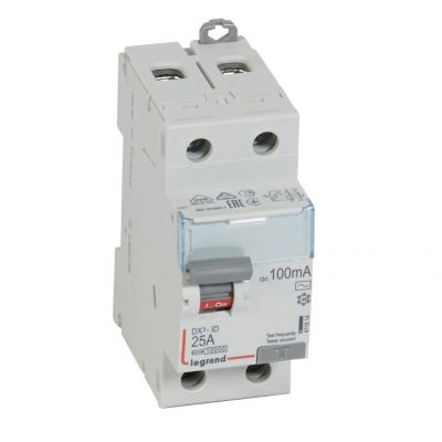 Wyłącznik Różnicowoprądowy P 302 2P 25A 100Ma Typ AC DX3 411514 LEGRAND (411514)