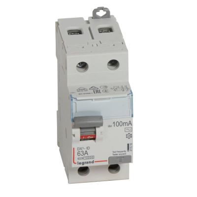 Wyłącznik Różnicowoprądowy P 302 2P 63A 100Ma Typ AC DX3 411516 LEGRAND (411516)