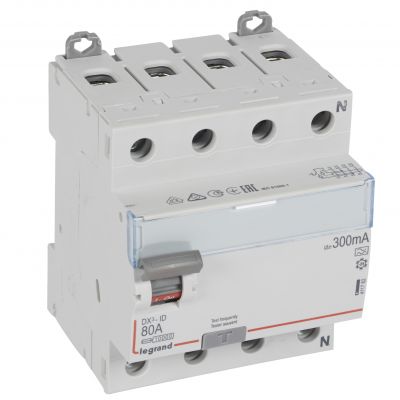 Wyłącznik Różnicowoprądowy P 304 4P 80A 300Ma Typa DX3 411782 LEGRAND (411782)