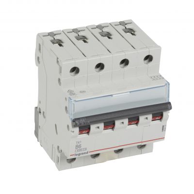 Wyłącznik Nadprądowy S 304 4P B6A 6kA TX3 403413 LEGRAND (403413)