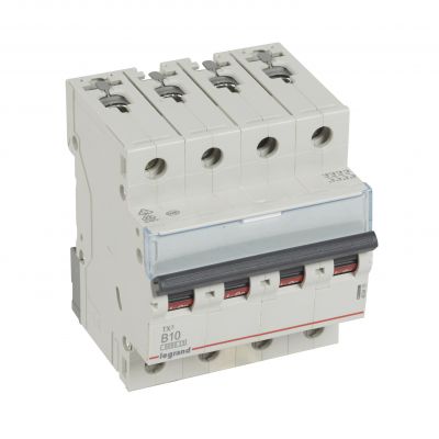 Wyłącznik Nadprądowy S 304 4P B10A 6kA TX3 403415 LEGRAND (403415)