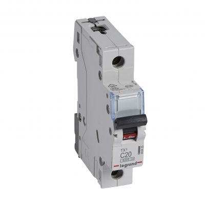 Wyłącznik Nadprądowy 1P C20A 6kA AC S301 TX3 403435 LEGRAND (403435)