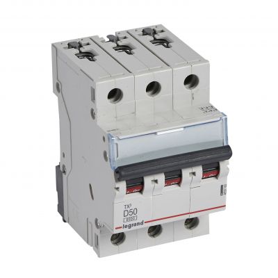 Wyłącznik Nadprądowy 3P D50A 6kA AC S303 TX3 403760 LEGRAND (403760)