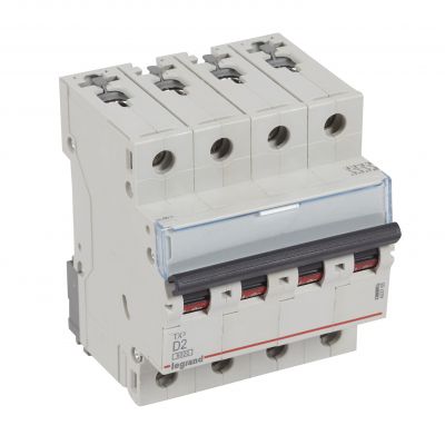 Wyłącznik Nadprądowy 4P D2A 6kA AC S304 TX3 403765 LEGRAND (403765)
