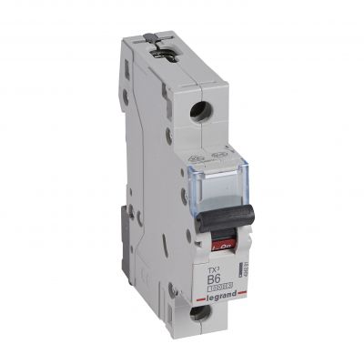 Wyłącznik Nadprądowy 1P B6A 10Ka AC S311 TX3 404081 LEGRAND (404081)