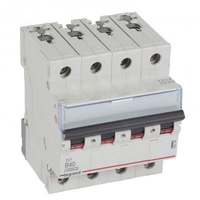 Wyłącznik Nadprądowy S 314 4P B40A 10000A TX3 404158 LEGRAND (404158)