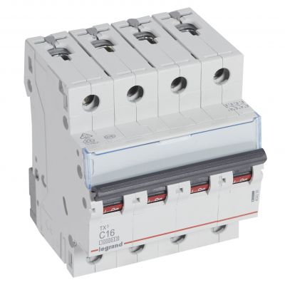 Wyłącznik Nadprądowy S 314 4P C16A 10000A TX3 404256 LEGRAND (404256)