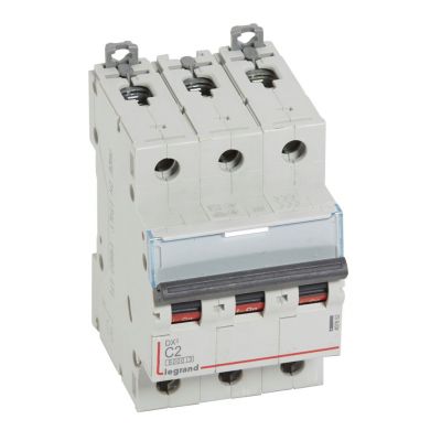 Wyłącznik Nadprądowy S 303 3P C2A 6kA DX3 407852 LEGRAND (407852)