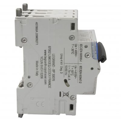 Wyłącznik Nadprądowy S 303 3P C20A 6kA DX3 407860 LEGRAND (407860)