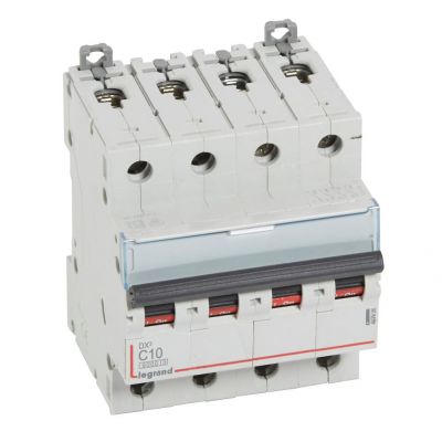 Wyłącznik Nadprądowy S 304 4P C10A 6kA DX3 407926 LEGRAND (407926)