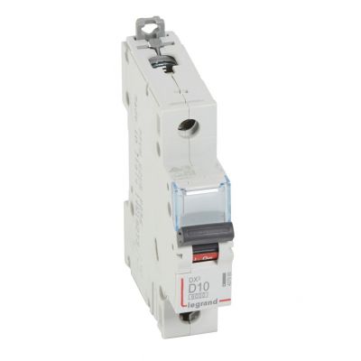 Wyłącznik Nadprądowy S 301 1P D10A 6kA DX3 407969 LEGRAND (407969)
