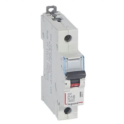 Wyłącznik Nadprądowy S 301 1P D16A 6kA DX3 407971 LEGRAND (407971)