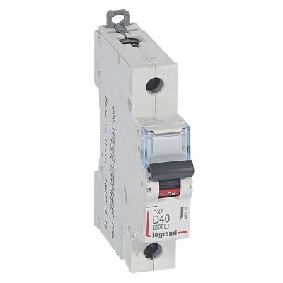 Wyłącznik Nadprądowy S 301 1P D40A 6kA DX3 407975 LEGRAND (407975)
