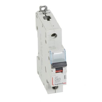 Wyłącznik Nadprądowy S 301 1P D63A 6kA DX3 407977 LEGRAND (407977)