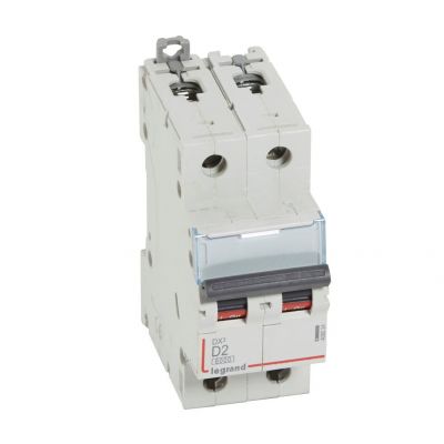 Wyłącznik Nadprądowy S 302 2P D2A 6kA DX3 408024 LEGRAND (408024)