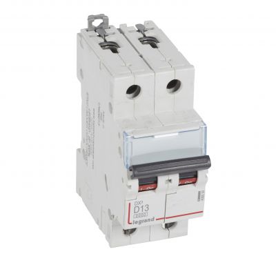Wyłącznik Nadprądowy S 302 2P D13A 6kA DX3 408030 LEGRAND (408030)