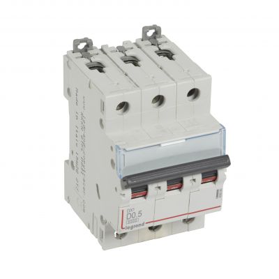 Wyłącznik Nadprądowy S 303 3P D0,5A 6kA DX3 408080 LEGRAND (408080)