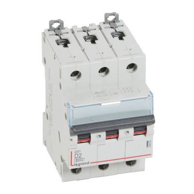 Wyłącznik Nadprądowy S 303 3P D2A 6kA DX3 408082 LEGRAND (408082)