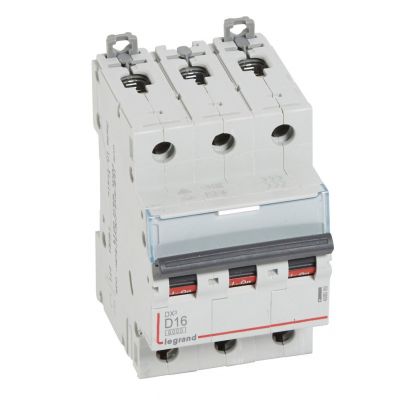 Wyłącznik Nadprądowy S 303 3P D16A 6kA DX3 408089 LEGRAND (408089)