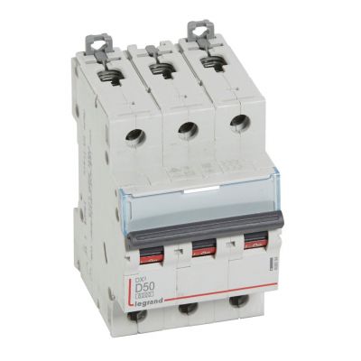 Wyłącznik Nadprądowy S 303 3P D50A 6kA DX3 408094 LEGRAND (408094)